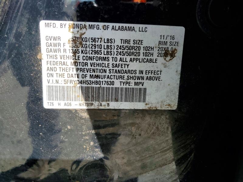 Продажа на аукционе авто 2017 Acura Mdx, vin: 5FRYD4H53HB017630, номер лота: 79583675