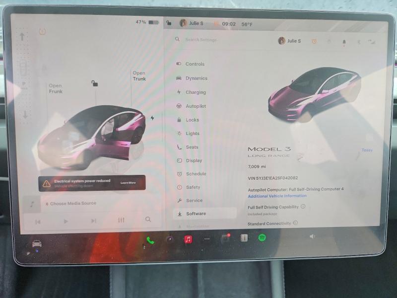 Продажа на аукционе авто 2025 Tesla Model 3, vin: 5YJ3E1EA2SF042082, номер лота: 79715815