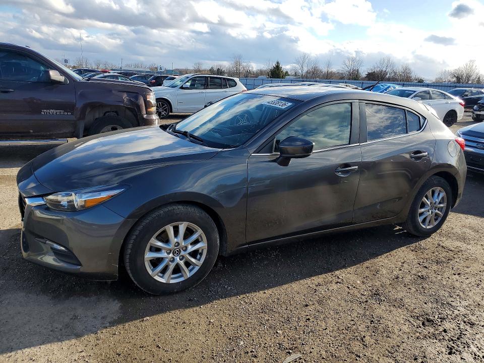 45538136 :رقم المزاد ، 3MZBN1L72HM128223 vin ، 2017 Mazda 3 مزاد بيع