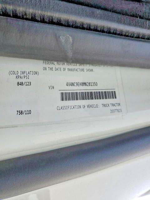 Aukcja sprzedaży 2021 Volvo Vnl, vin: 4V4NC9EH8MN281350, numer aukcji: 99283505