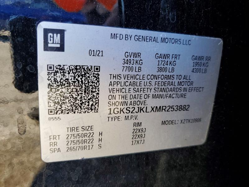 Продажа на аукционе авто 2021 Gmc Yukon Xl, vin: 1GKS2JKLXMR253882, номер лота: 47767766