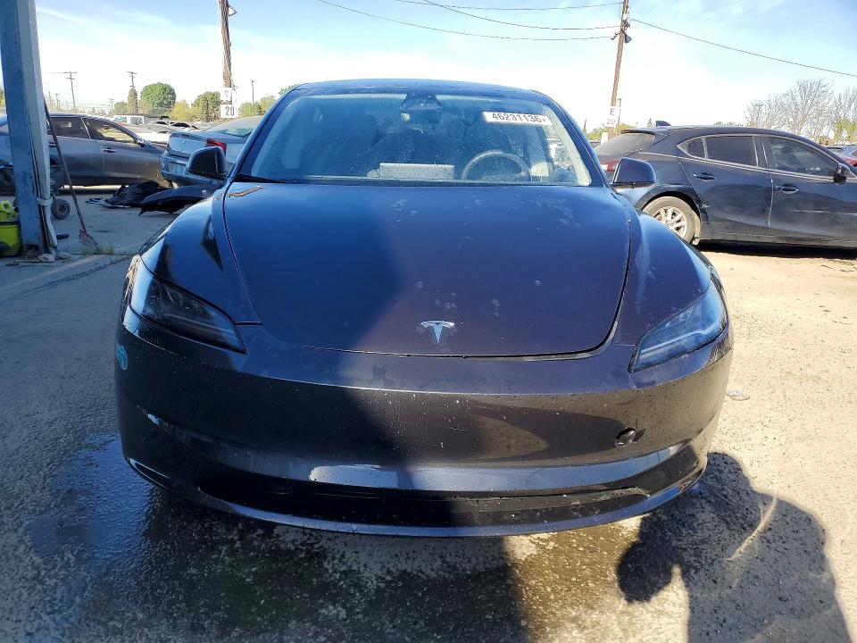 2025 Tesla Model 3 მანქანა იყიდება აუქციონზე, vin: 5YJ3E1EA3SF976350, აუქციონის ნომერი: 46231136