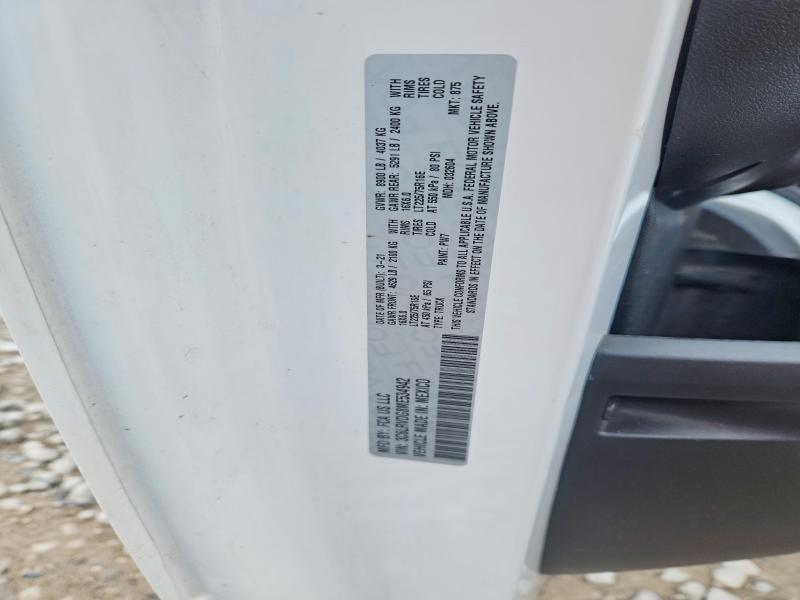 Aukcja sprzedaży 2021 Ram Promaster 2500, vin: 3C6LRVDG8ME534942, numer aukcji: 45887666