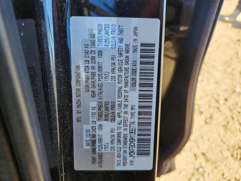 Aukcja sprzedaży 2021 Mazda Cx-5, vin: JM3KFBCM9M1355774, numer aukcji: 47141196