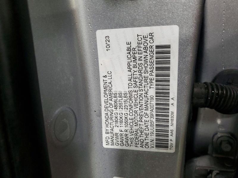 Aukcja sprzedaży 2023 Acura Tlx, vin: 19UUB5F39PA007190, numer aukcji: 46515106