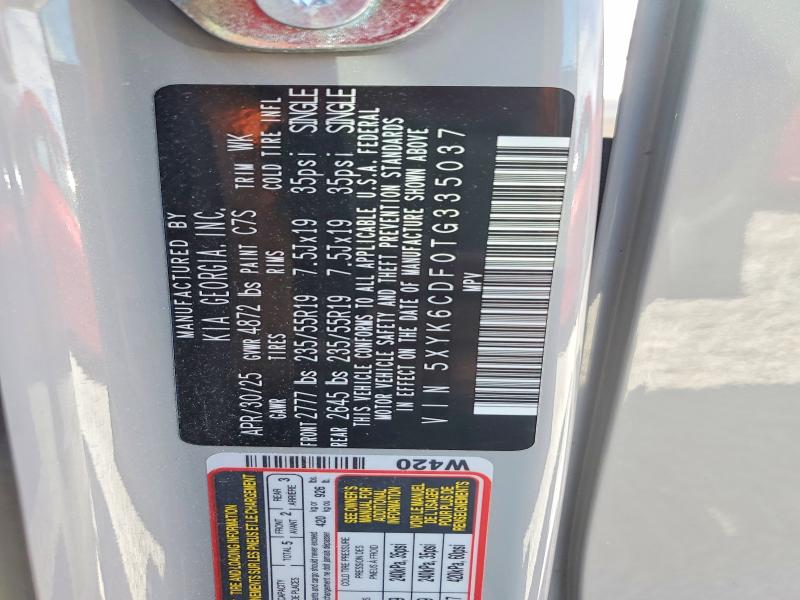 Aukcja sprzedaży 2026 Kia Sportage, vin: 5XYK6CDF0TG335037, numer aukcji: 46747586