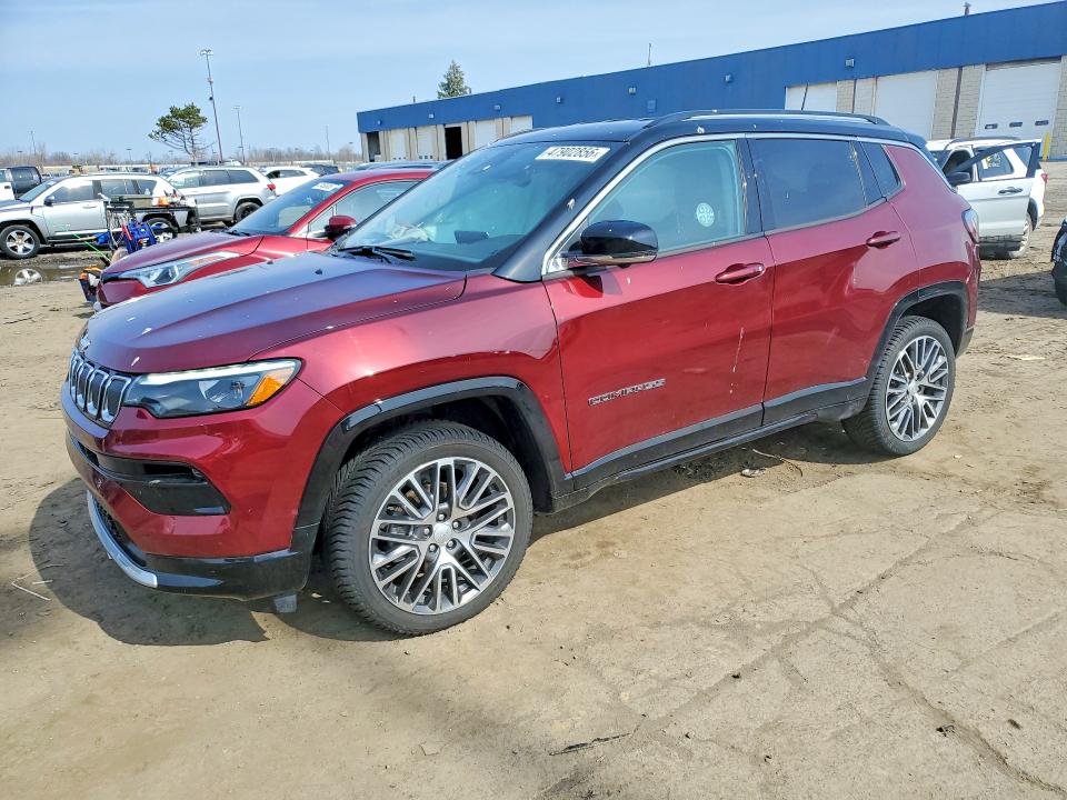 2022 Jeep Compass მანქანა იყიდება აუქციონზე, vin: 3C4NJDCB9NT178149, აუქციონის ნომერი: 47902856