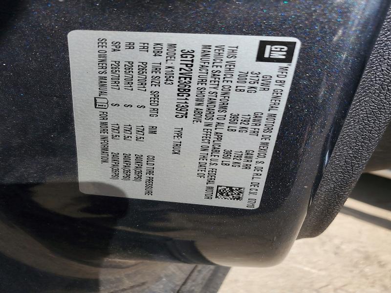 Продажа на аукционе авто 2011 Gmc Sierra, vin: 3GTP2VE36BG113975, номер лота: 47986726