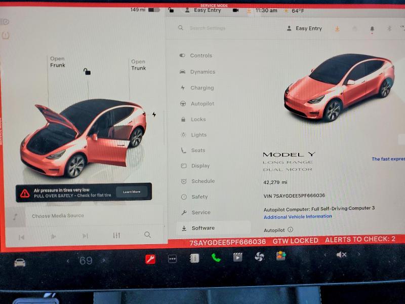 2023 Tesla Model Y მანქანა იყიდება აუქციონზე, vin: 7SAYGDEE5PF666036, აუქციონის ნომერი: 47504996