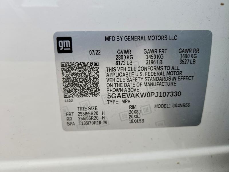 Aukcja sprzedaży 2023 Buick Enclave, vin: 5GAEVAKW0PJ107330, numer aukcji: 46868666