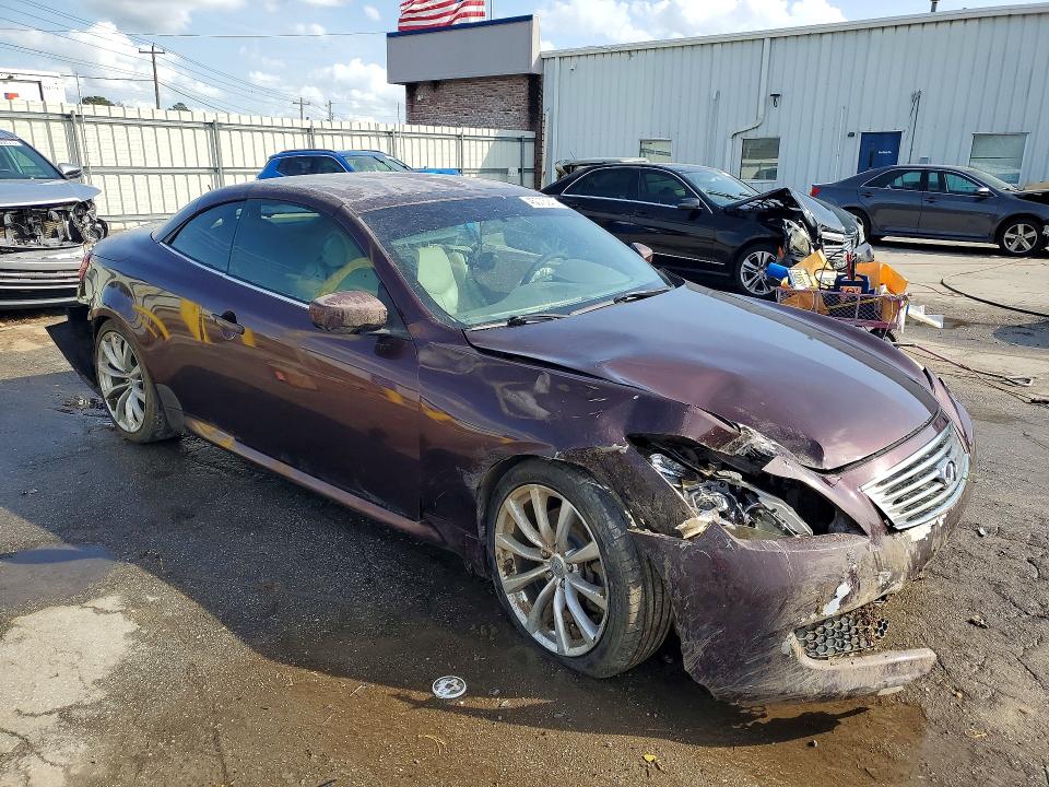 2010 Infiniti G37 Convertible მანქანა იყიდება აუქციონზე, vin: JN1CV6FE9AM352172, აუქციონის ნომერი: 45675946