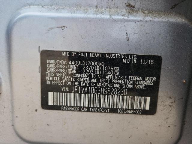47519526 :رقم المزاد ، JF1VA1B63H9828230 vin ، 2017 Subaru Wrx مزاد بيع