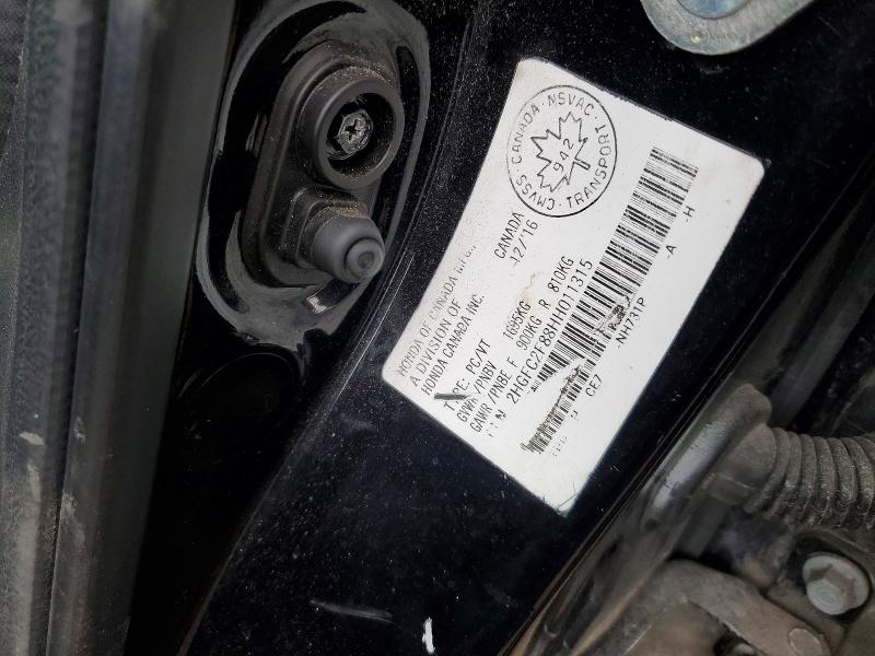 Aukcja sprzedaży 2017 Honda Civic, vin: 2HGFC2F88HH011315, numer aukcji: 45457686