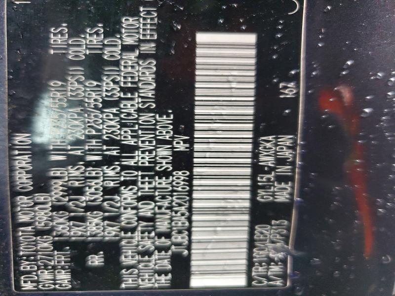 48085396 :رقم المزاد ، JTJBC1BA5A2016998 vin ، 2010 Lexus Rx 450h مزاد بيع