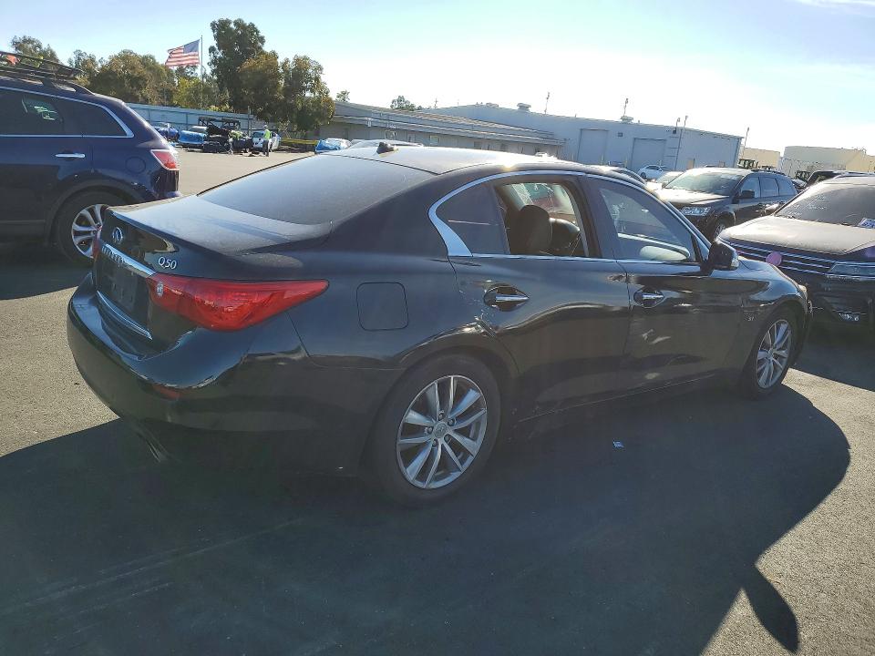 2015 Infiniti Q50 მანქანა იყიდება აუქციონზე, vin: JN1BV7APXFM355096, აუქციონის ნომერი: 79668045
