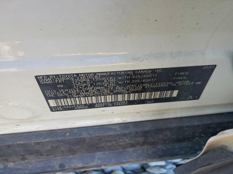 47264636 :رقم المزاد ، 2T3W1RFV3PC231576 vin ، 2023 Toyota Rav4 مزاد بيع