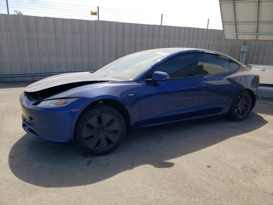 2024 Tesla Model 3 მანქანა იყიდება აუქციონზე, vin: 5YJ3E1EAXRF841702, აუქციონის ნომერი: 78176875
