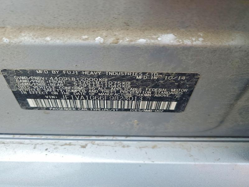 Продажа на аукционе авто 2015 Subaru Wrx, vin: JF1VA1G66F9823013, номер лота: 47513266