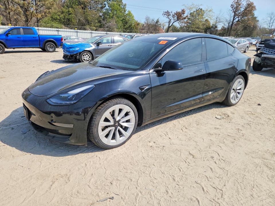 Auction sale of the 2022 Tesla Model 3, vin: 5YJ3E1EA4NF191355, lot number: 47648226