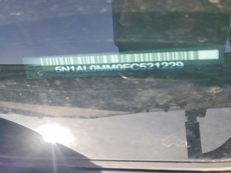 Aukcja sprzedaży 2015 Infiniti Qx60, vin: 5N1AL0MM0FC521229, numer aukcji: 45793536