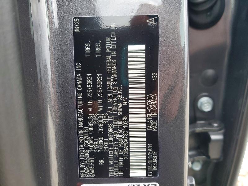 Продаж на аукціоні авто 2025 Lexus Rx 350, vin: 2T2BAMCA7SC110288, номер лоту: 46839666