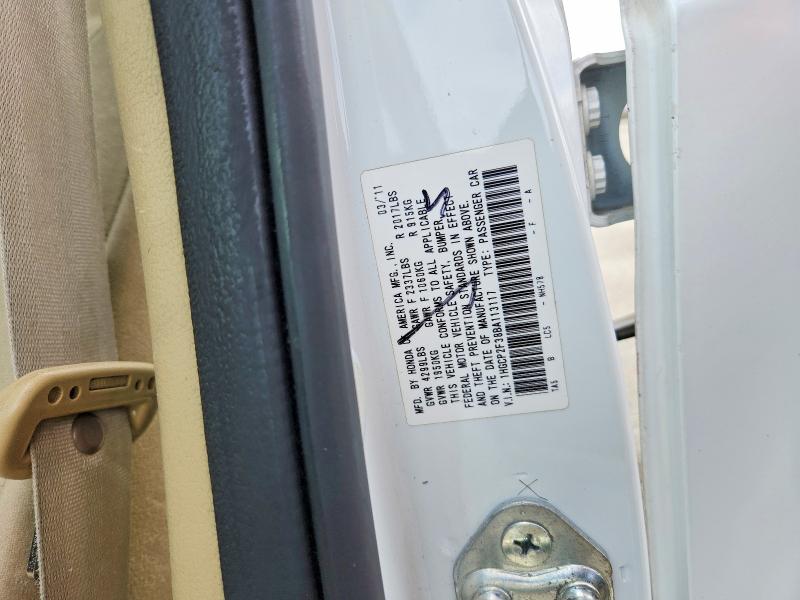 Продаж на аукціоні авто 2011 Honda Accord, vin: 1HGCP2F38BA113117, номер лоту: 41984566