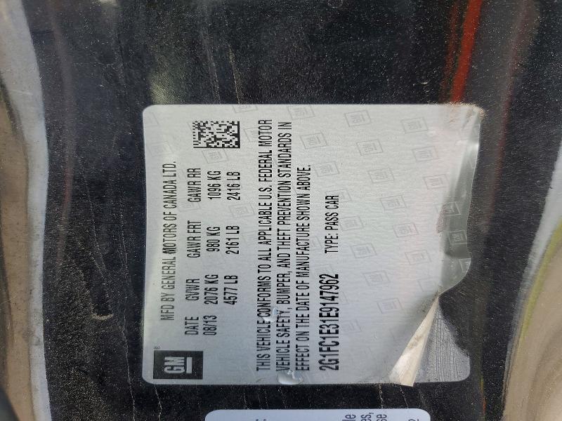 Продажа на аукционе авто 2014 Chevrolet Camaro, vin: 2G1FC1E31E9147962, номер лота: 46060196