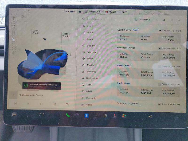 2025 Tesla Model 3 მანქანა იყიდება აუქციონზე, vin: 5YJ3E1EB8SF884532, აუქციონის ნომერი: 79384255