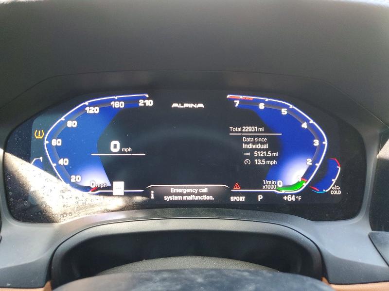 46637106 :رقم المزاد ، WBA63AT02NCK18124 vin ، 2022 Bmw M440xi مزاد بيع