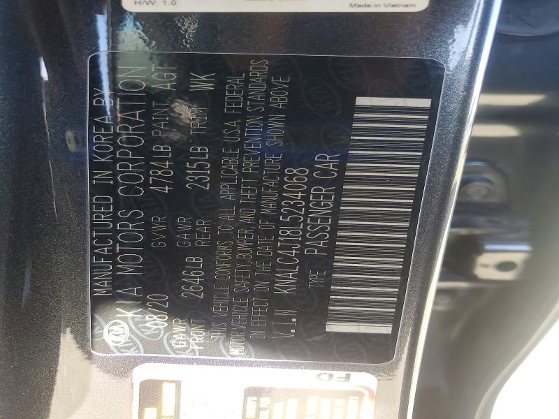 Продаж на аукціоні авто 2020 Kia Cadenza, vin: KNALC4J18L5234068, номер лоту: 41825476