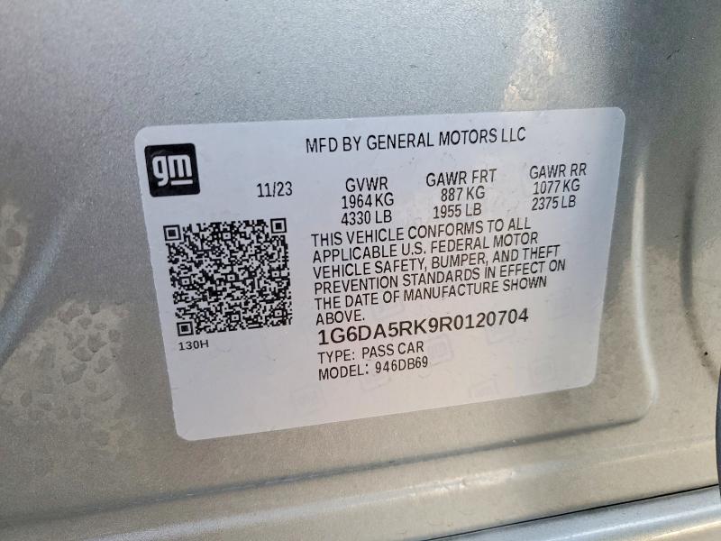 Продажа на аукционе авто 2024 Cadillac Ct4, vin: 1G6DA5RK9R0120704, номер лота: 47226686