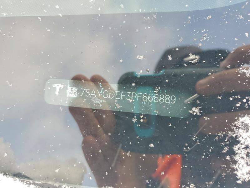 2023 Tesla Model Y მანქანა იყიდება აუქციონზე, vin: 7SAYGDEE3PF666889, აუქციონის ნომერი: 46128646