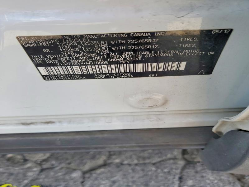 Продажа на аукционе авто 2017 Toyota Rav4, vin: 2T3ZFREV4HW378005, номер лота: 41985946
