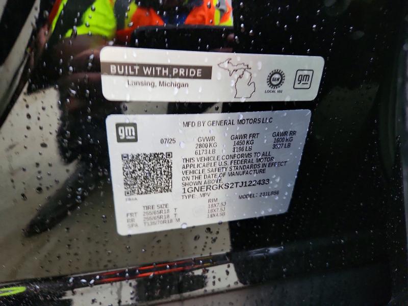 46158446 :رقم المزاد ، 1GNERGKS2TJ122433 vin ، 2026 Chevrolet Traverse مزاد بيع