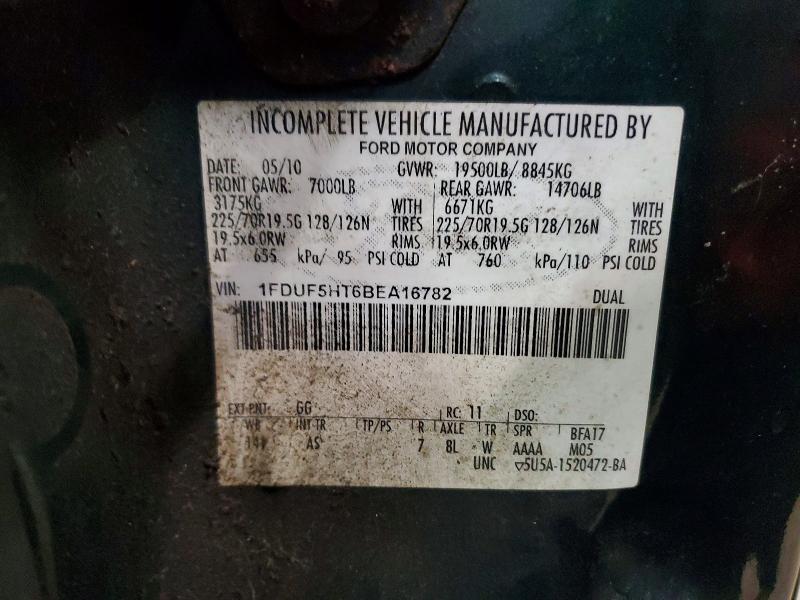 Продажа на аукционе авто 2011 Ford F550, vin: 1FDUF5HT6BEA16782, номер лота: 41947756