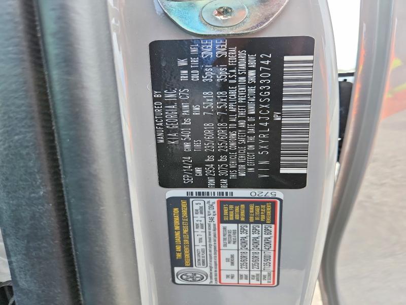 Aukcja sprzedaży 2025 Kia Sorento, vin: 5XYRL4JCXSG330742, numer aukcji: 47177946