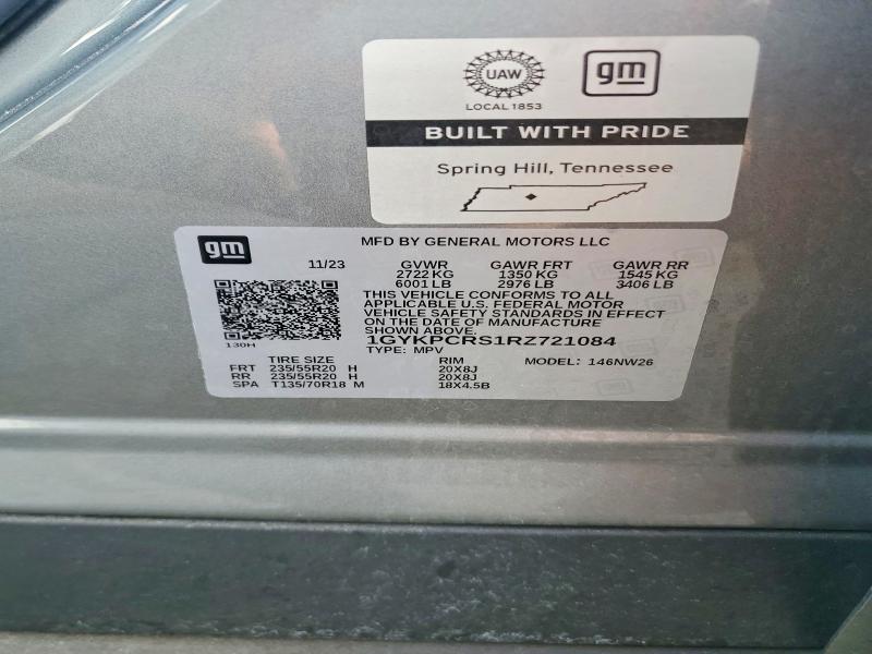 Aukcja sprzedaży 2024 Cadillac Xt6, vin: 1GYKPCRS1RZ721084, numer aukcji: 48875926