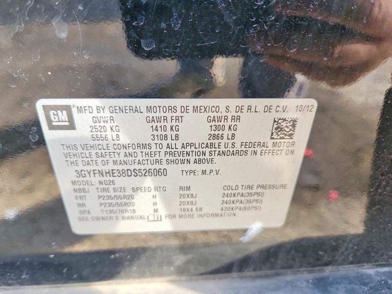 Продаж на аукціоні авто 2013 Cadillac Srx, vin: 3GYFNHE38DS526060, номер лоту: 47519056