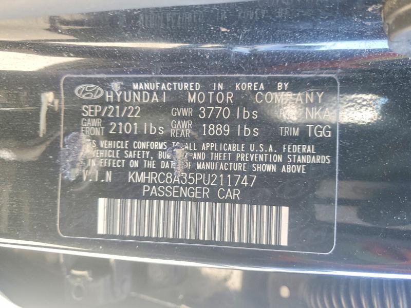 Продажа на аукционе авто 2023 Hyundai Venue, vin: KMHRC8A35PU211747, номер лота: 46982446
