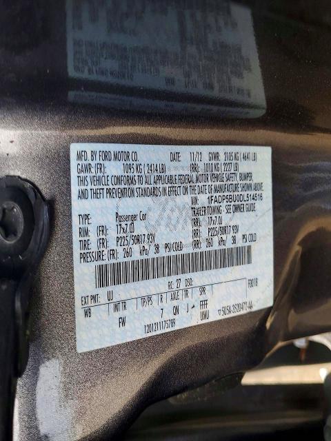 45509316 :رقم المزاد ، 1FADP5BU0DL514516 vin ، 2013 Ford C-max مزاد بيع