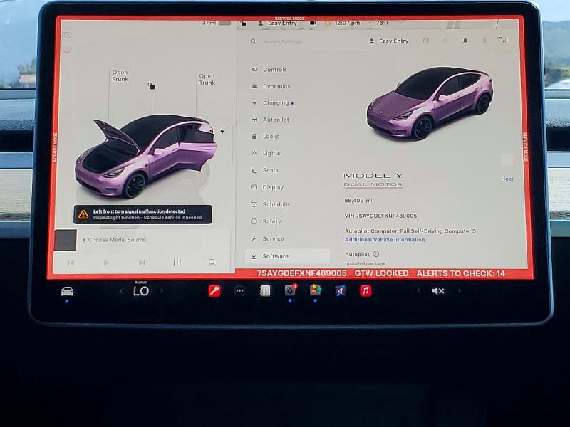 2022 Tesla Model Y მანქანა იყიდება აუქციონზე, vin: 7SAYGDEFXNF489005, აუქციონის ნომერი: 41816026