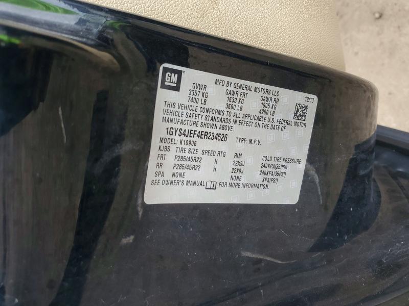 41699406 :رقم المزاد ، 1GYS4JEF4ER234526 vin ، 2014 Cadillac Escalade مزاد بيع