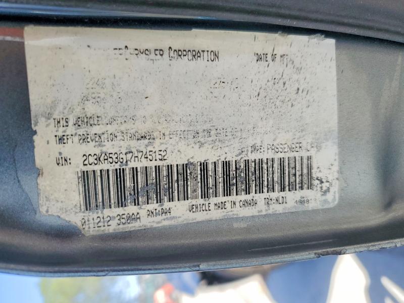 2007 Chrysler 300 მანქანა იყიდება აუქციონზე, vin: 2C3KA53G17H745152, აუქციონის ნომერი: 79921335
