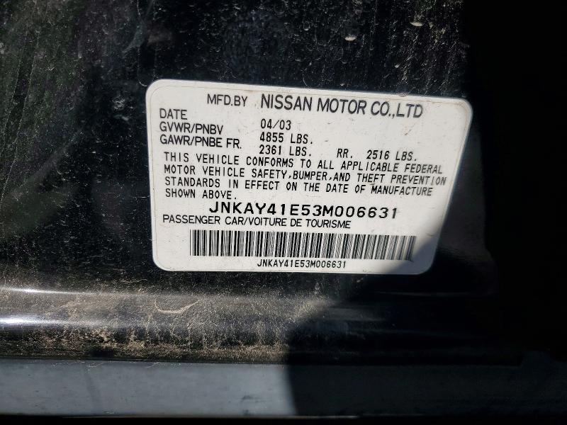 Продажа на аукционе авто 2003 Infiniti M45, vin: JNKAY41E53M006631, номер лота: 47221986