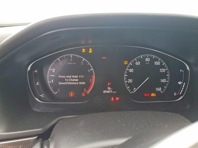 2019 Honda Accord მანქანა იყიდება აუქციონზე, vin: 1HGCV1F38KA045305, აუქციონის ნომერი: 75219405