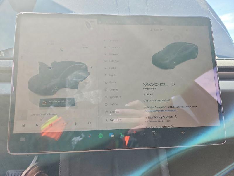 Aukcja sprzedaży 2026 Tesla Model 3, vin: 5YJ3E1EA5TF135101, numer aukcji: 79668955