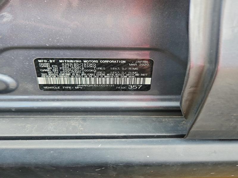Продаж на аукціоні авто 2020 Mitsubishi Outlander Sport, vin: JA4AR3AU5LU029191, номер лоту: 41962756