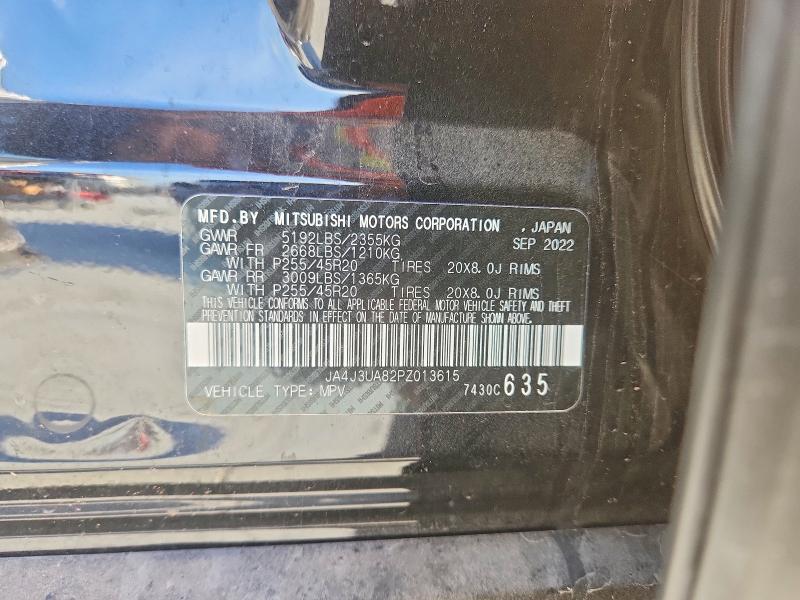 Продаж на аукціоні авто 2023 Mitsubishi Outlander, vin: JA4J3UA82PZ013615, номер лоту: 47306566