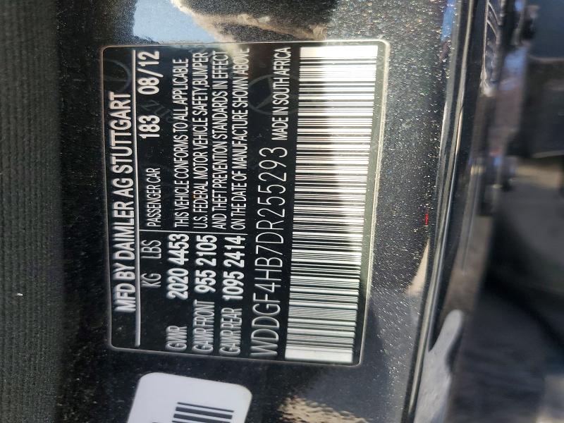 Aukcja sprzedaży 2013 Mercedes-benz C, vin: WDDGF4HB7DR255293, numer aukcji: 79638465