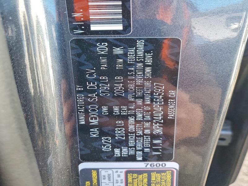 Продаж на аукціоні авто 2023 Kia Forte, vin: 3KPF24AD4PE645927, номер лоту: 41952976